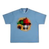 Pebble Blue sunflower christmas patch3 Urban Heavy Tee - JahusDesignShop