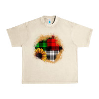 Sandshell sunflower christmas patch3 Urban Heavy Tee - JahusDesignShop
