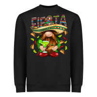 Black Fiesta gnome with tacos Mexico Heavyweight Sweatshirt - HowdyJamesFarm