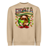 Mushroom Fiesta gnome with tacos Mexico Heavyweight Sweatshirt - HowdyJamesFarm