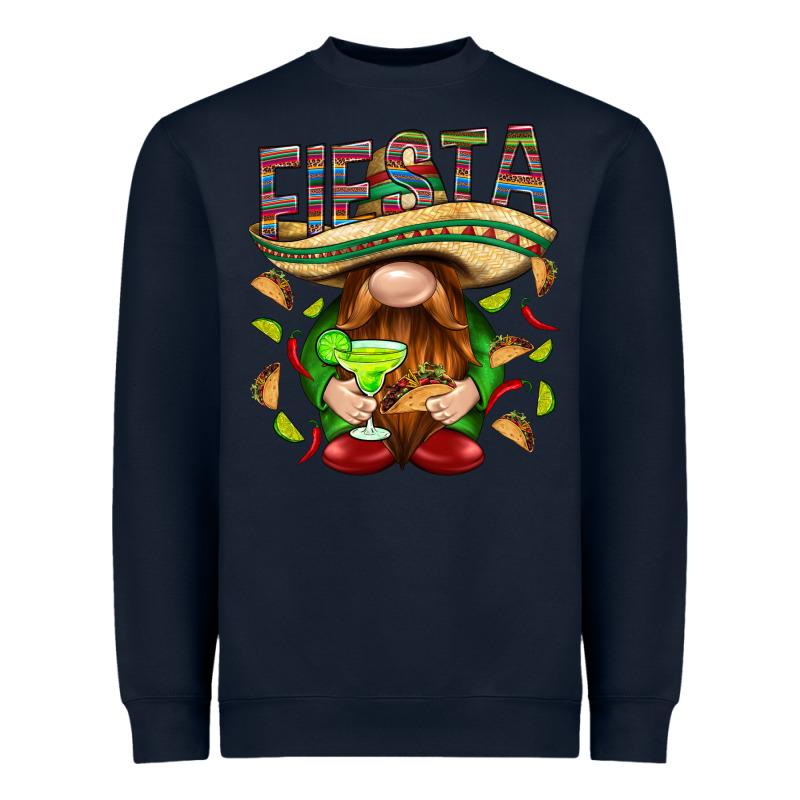Fiesta Gnome With Tacos Mexico Heavyweight Sweatshirt by HowdyJamesFarm | Teevron