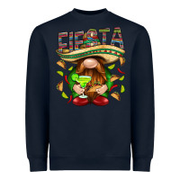 Navy Fiesta gnome with tacos Mexico Heavyweight Sweatshirt - HowdyJamesFarm