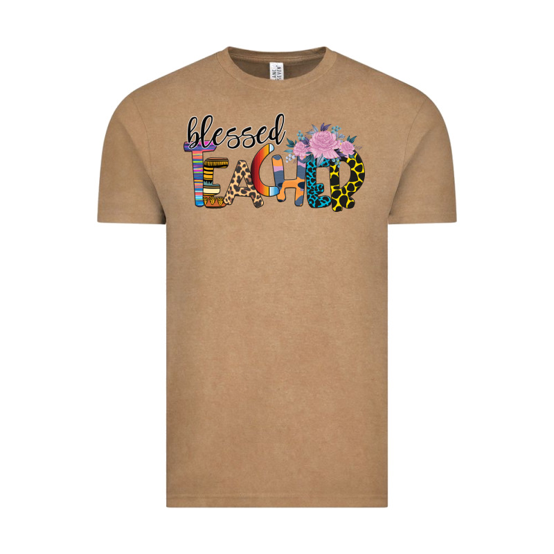 Blessed Teacher Vintage Tee by Bettercallsaul | Teevron