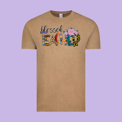 Blessed Teacher Vintage Tee Designed By Bettercallsaul