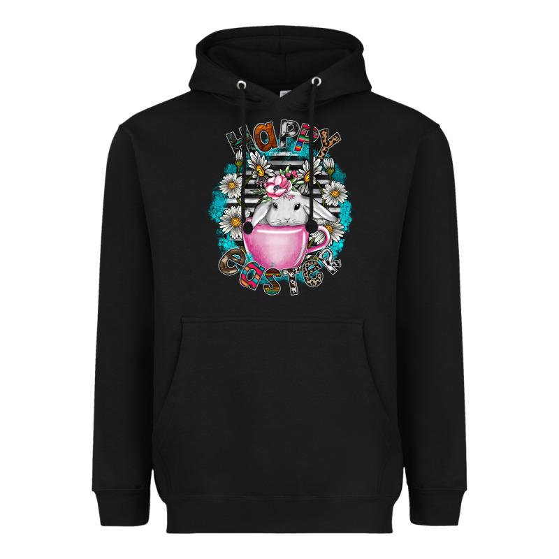 Happy Easter Heavyweight Hoodie by CowhideDigitalArt | Teevron
