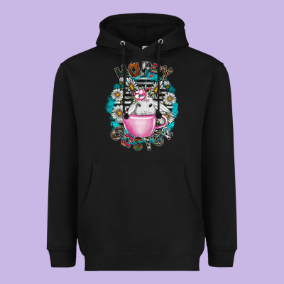 Happy Easter Heavyweight Hoodie Designed By Cowhidedigitalart