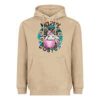 Mushroom Happy Easter Heavyweight Hoodie - CowhideDigitalArt