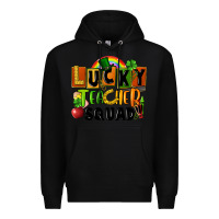 Black lucky teacher squad St. Patricks Day Premium Hoodie - FaDigitalArtStudio