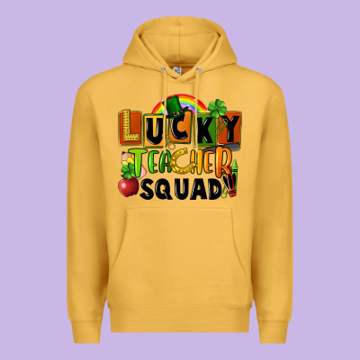 Lucky Teacher Squad St. Patricks Day Premium Hoodie Designed By Fadigitalartstudio
