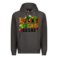 Smoke lucky teacher squad St. Patricks Day Premium Hoodie - FaDigitalArtStudio