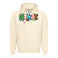 Sandshell Easter Nurse Zipper Hoodie - BundleAndBundleShop