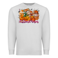 Dove Grey Thanks A Latte Autumn Vibes Premium Sweatshirt - CowhideDigitalArt
