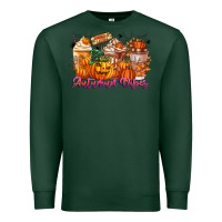 Sports Green Thanks A Latte Autumn Vibes Premium Sweatshirt - CowhideDigitalArt