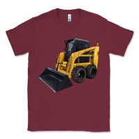 Burgundy Skid Steer Loader Classic Tee - LillyAllenDesigns