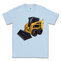 Dusty Blue Skid Steer Loader Classic Tee - LillyAllenDesigns