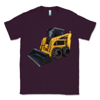 Plum Skid Steer Loader Classic Tee - LillyAllenDesigns
