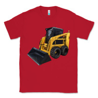Red Skid Steer Loader Classic Tee - LillyAllenDesigns