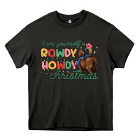 Asphalt have yourself a rowdy howdy christmas Heavy Core Tee - MaliasSmallBusiness