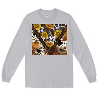 Moon Dust western sunflowers and cowhide tumbler tbs Long Sleeve Tee - TumblerDesignByShophia