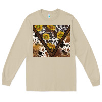 Mushroom western sunflowers and cowhide tumbler tbs Long Sleeve Tee - TumblerDesignByShophia