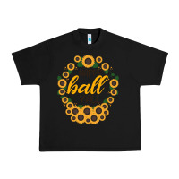 Black Happy Fall Sunflowers Urban Heavy Tee - Bettercallsaul