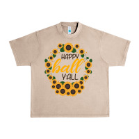 French Oak Happy Fall Sunflowers Urban Heavy Tee - Bettercallsaul