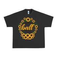Pigment Black Happy Fall Sunflowers Urban Heavy Tee - Bettercallsaul