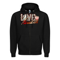 Black love baseball Zipper Hoodie - FaDigitalArtStudio