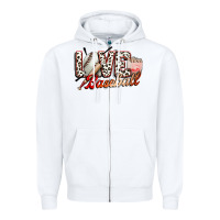 White love baseball Zipper Hoodie - FaDigitalArtStudio