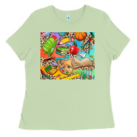 Matcha school elements Ladies Tee - NancyCooperArtShop