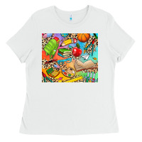 White school elements Ladies Tee - NancyCooperArtShop