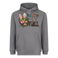 Storm Happy Easter Y'all Heavyweight Hoodie - CowhideDigitalArt