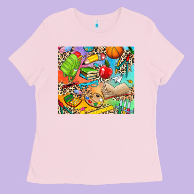 School Elements Ladies Tee Designed By Nancycooperartshop