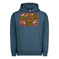 Pigment Midnight Navy cinco de mayo bullskull and cactus Urban Hoodie - Artiststas