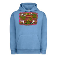 Pigment Pebble Blue cinco de mayo bullskull and cactus Urban Hoodie - Artiststas