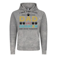 Cloud Rock i have two titles dad and grandpa Vintage Hoodie - Bettercallsaul
