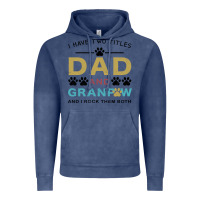 Vintage Denim i have two titles dad and grandpa Vintage Hoodie - Bettercallsaul