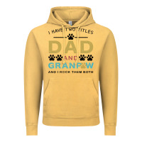 Vintage Mustard i have two titles dad and grandpa Vintage Hoodie - Bettercallsaul