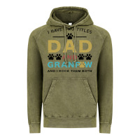 Vintage Olive i have two titles dad and grandpa Vintage Hoodie - Bettercallsaul