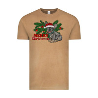 Vintage Camel merry christmas french bulldog Vintage Tee - RanaPortraitStore