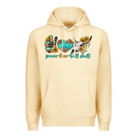 Pina Colada peace love bull skull bbs Premium Hoodie - BundleAndBundleShop