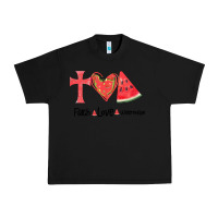 Black Faith Love Watermelon Urban Heavy Tee - Bettercallsaul