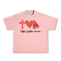 Salmon Faith Love Watermelon Urban Heavy Tee - Bettercallsaul
