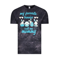 Cloud Black My Favorite Bunnies Call Me Mommy Vintage Tee - Bettercallsaul