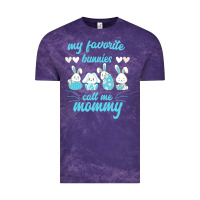 Cloud Purple My Favorite Bunnies Call Me Mommy Vintage Tee - Bettercallsaul
