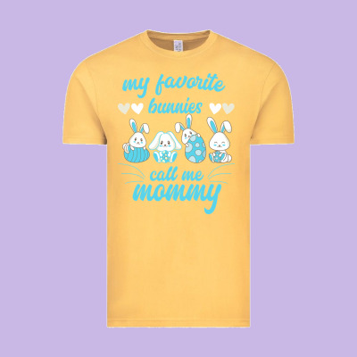 My Favorite Bunnies Call Me Mommy Vintage Tee Designed By Bettercallsaul