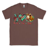 Chestnut Peace Love Cows Classic Tee - Bettercallsaul
