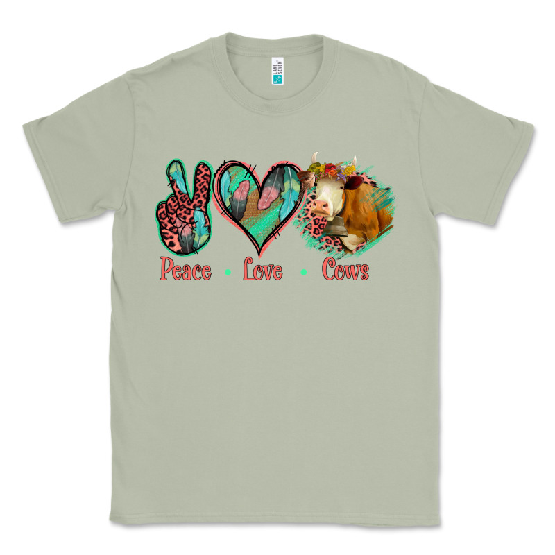 Peace Love Cows Classic Tee by Bettercallsaul | Teevron
