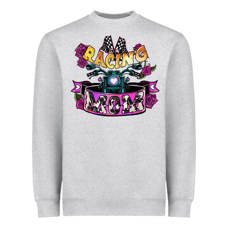 Racing Mom Mother's Day Heavyweight Sweatshirt by HowdyJamesFarm | Teevron