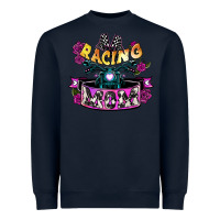 Navy Racing mom Mother's Day Heavyweight Sweatshirt - HowdyJamesFarm